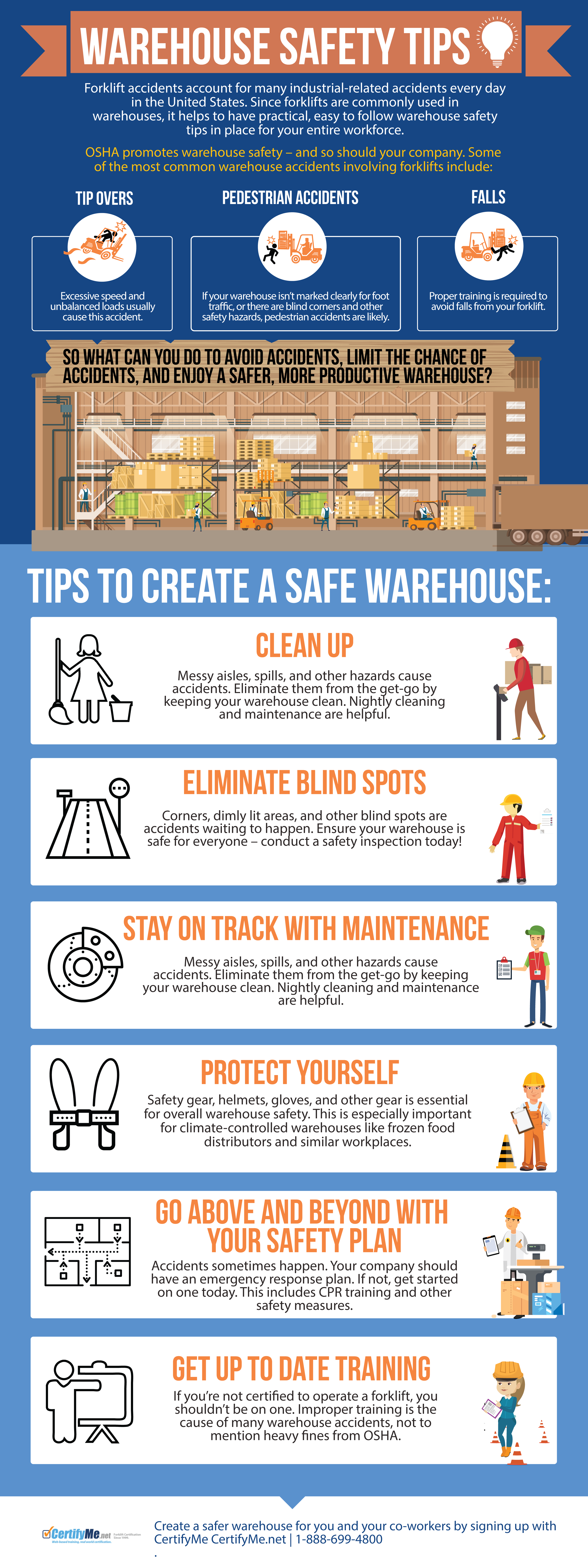 Warehouse Safety Tips With Infographic Certifyme Net