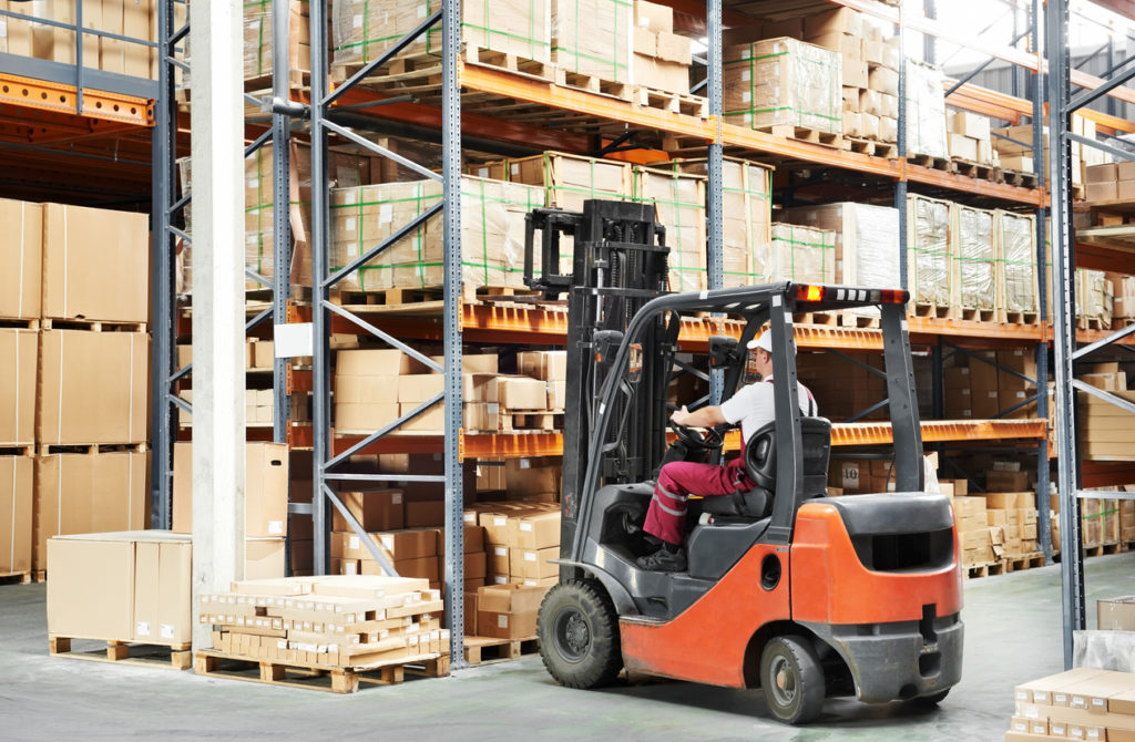 Loading a Forklift