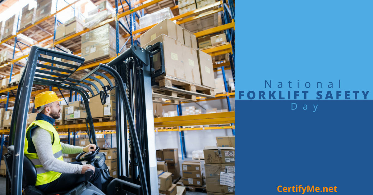 how to celebrate national forklift safety day