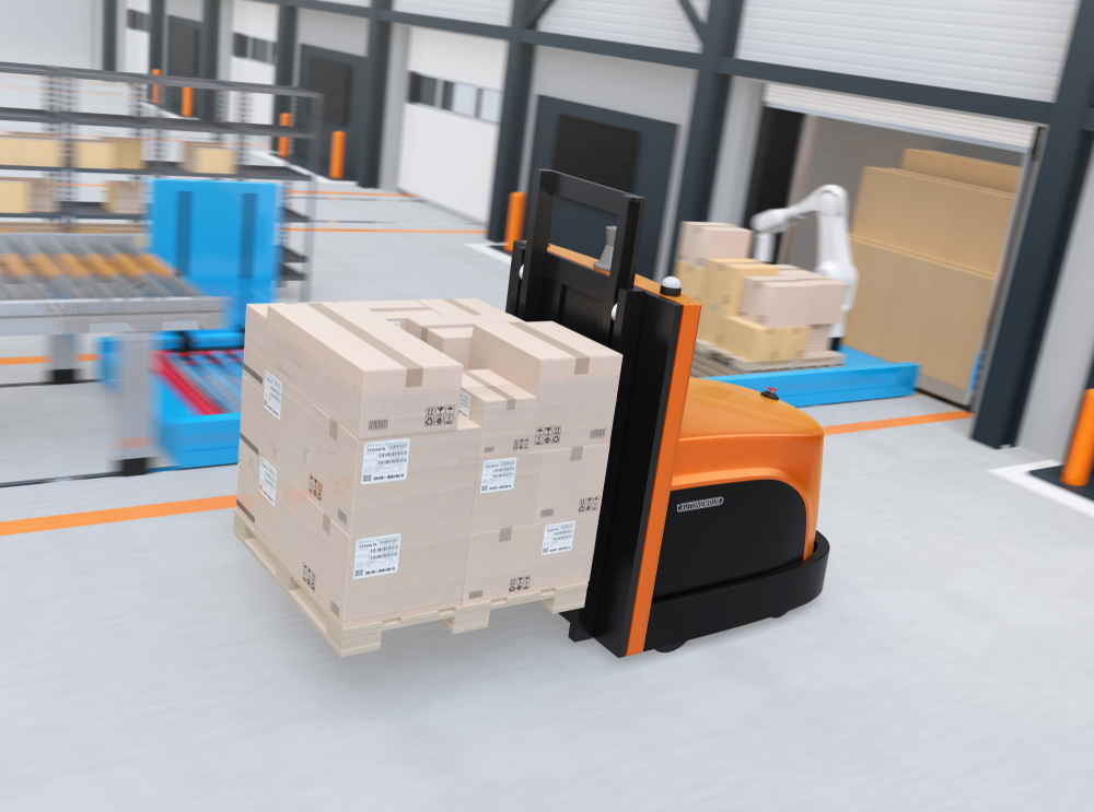  how do automated forklifts work