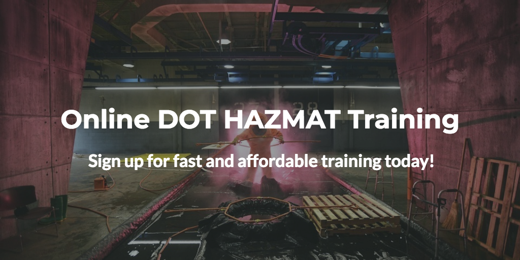 online dot hazmat training