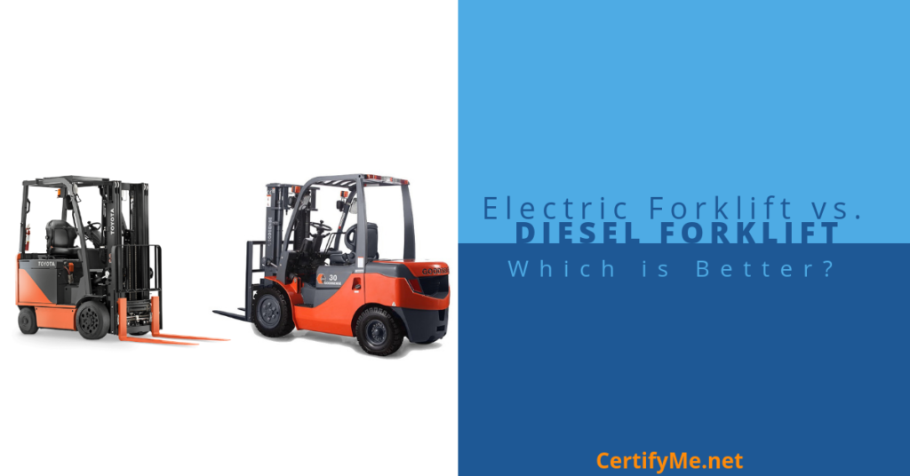  Electric vs Diesel Forklifts