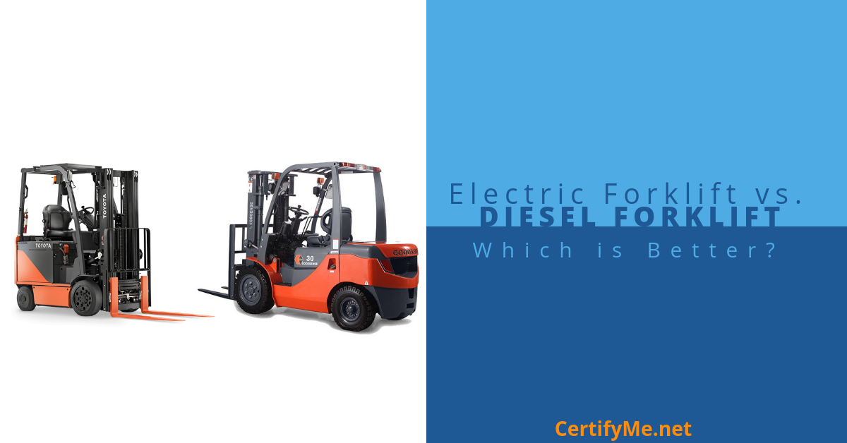 Diesel Forklift vs. Electric Forklift Which One Will Get the Job Done?