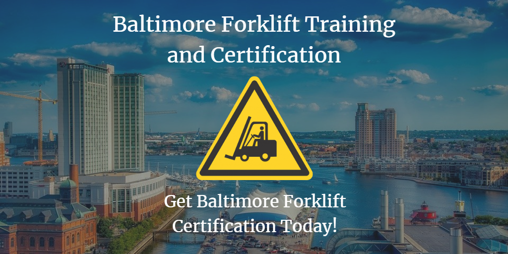 Forklift Certification Baltimore Get Forklift Certified Today