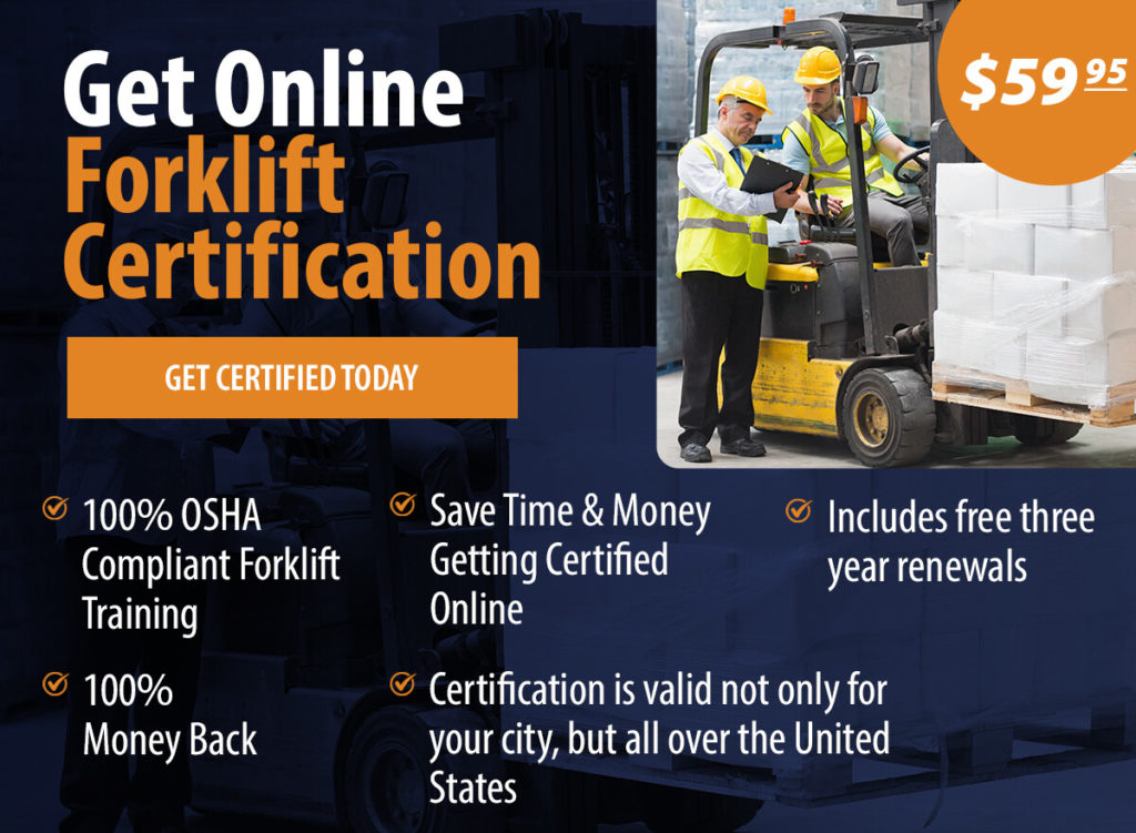 Forklift certification online